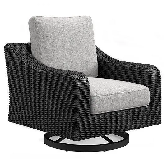 Beachcroft Outdoor Swivel Lounge With Cushion 2