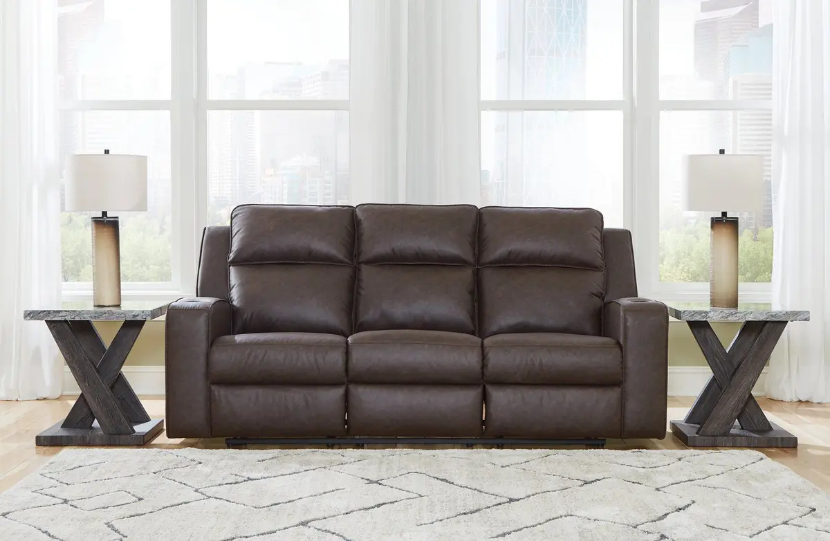 Lavenhorne Reclining Sofa With Drop Down Table 2
