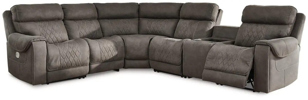 Hoopster 6-Piece Power Reclining Sectional 1