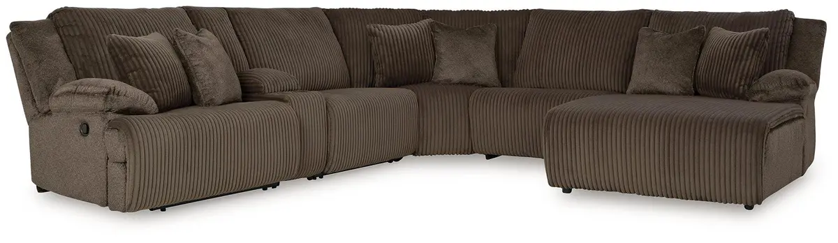 Top Tier Reclining Sectional With Chaise 1