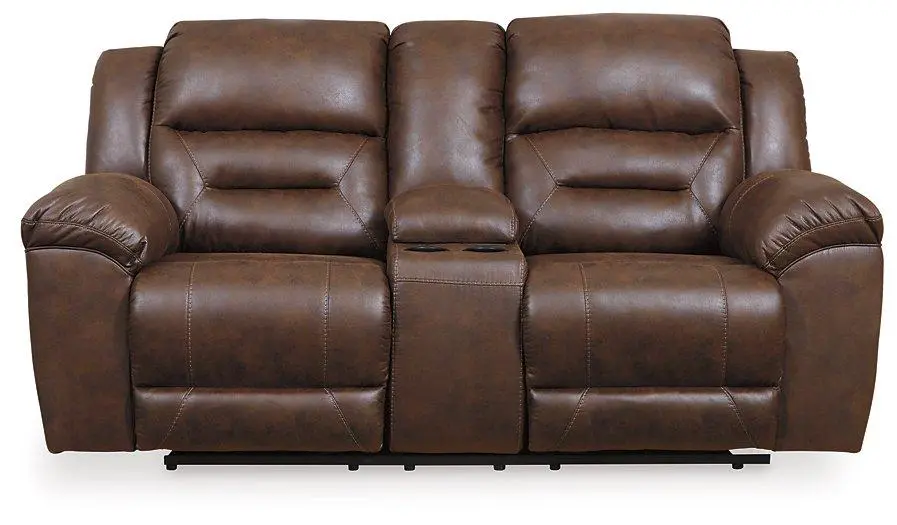 Stoneland Reclining Loveseat With Console 1