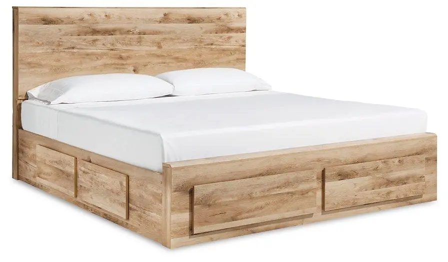 Hyanna Panel Storage Bed With 2 Under Bed Storage Drawer 1