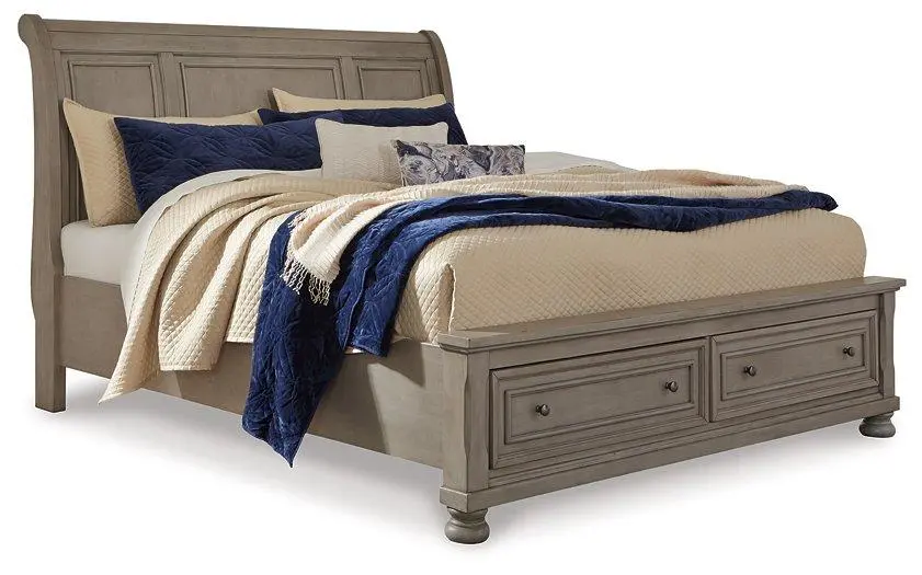 Lettner Bed With 2 Storage Drawers 1