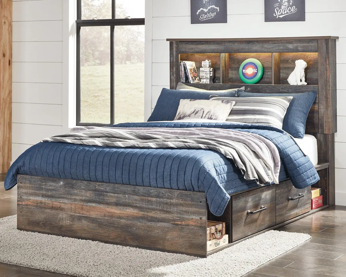 Drystan Bed With 4 Storage Drawers 2