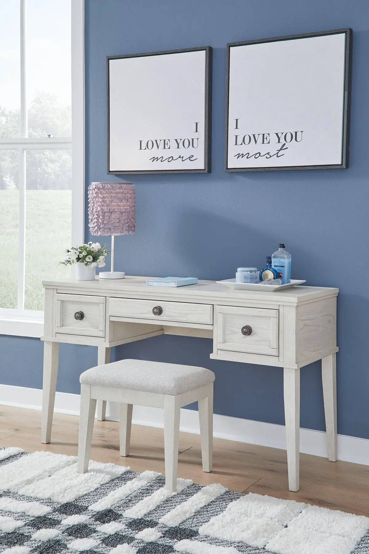Robbinsdale Vanity With Stool 1
