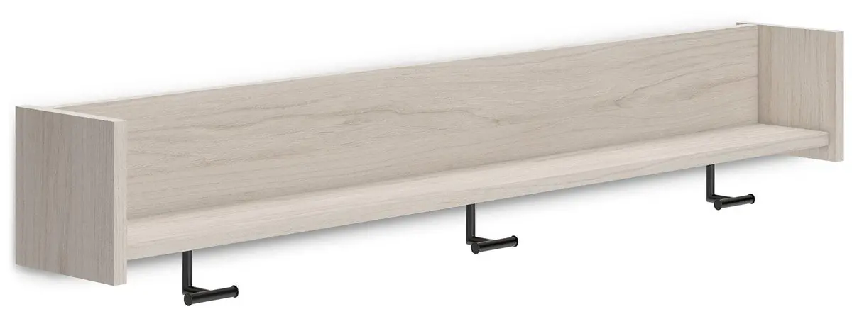 Socalle Wall Mounted Coat Rack With Shelf 1