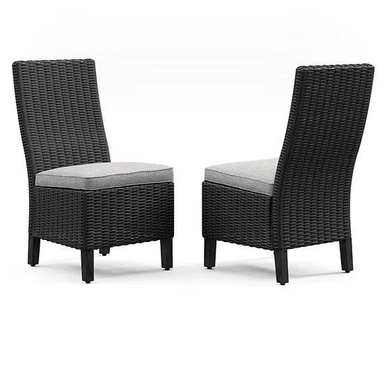 Beachcroft Outdoor Side Chair With Cushion (Set Of 2) 2