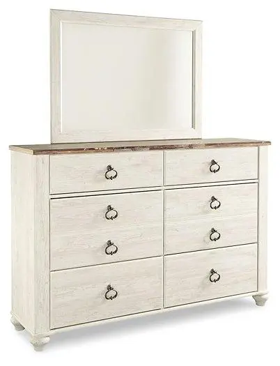 Willowton Dresser And Mirror 1