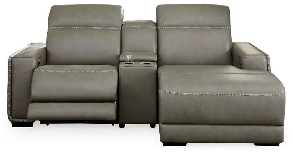 Correze Power Reclining Sectional With Chaise 1