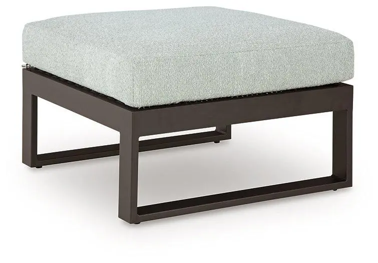 Beachloft Outdoor Ottoman With Cushion 1