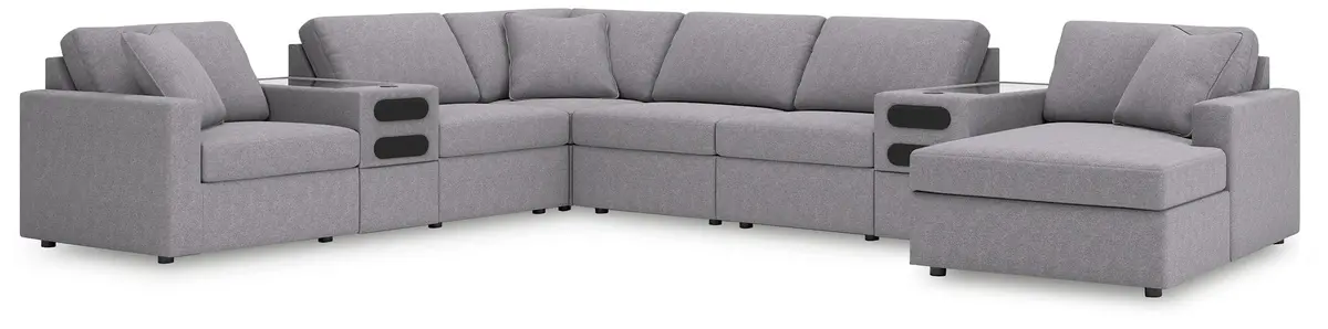 Modmax Sectional With Audio System And Chaise 1