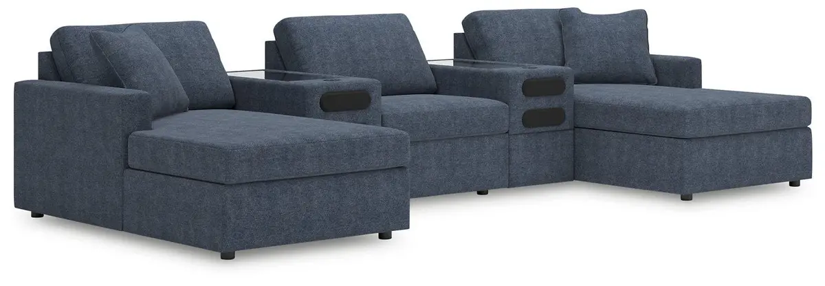 Modmax Double Chaise With Audio Consoles 2