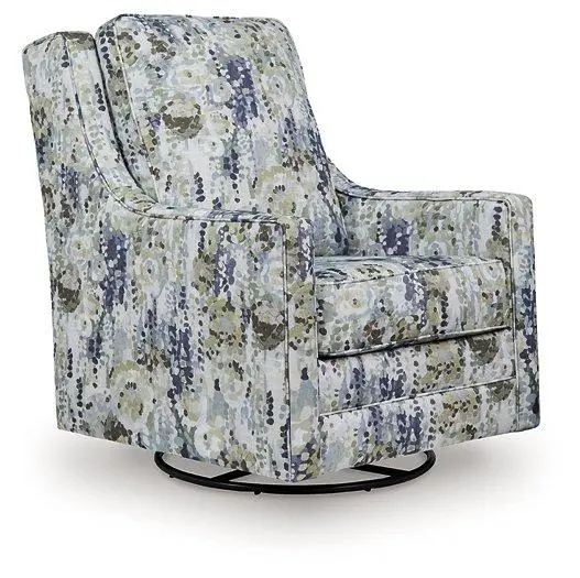 Dustinford Swivel Glider Accent Chair 1
