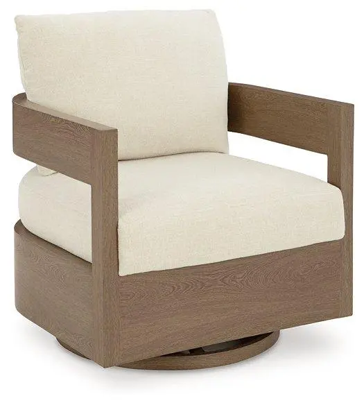 Serene Bay Outdoor Swivel Glider Chair With Cushion 1