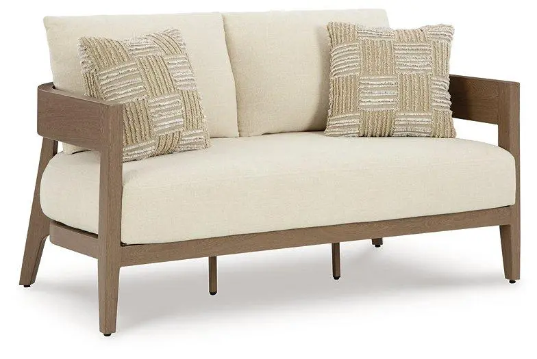 Serene Bay Outdoor Loveseat With Cushion 1