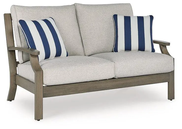 Rainier Ranch Outdoor Loveseat With Cushion 1