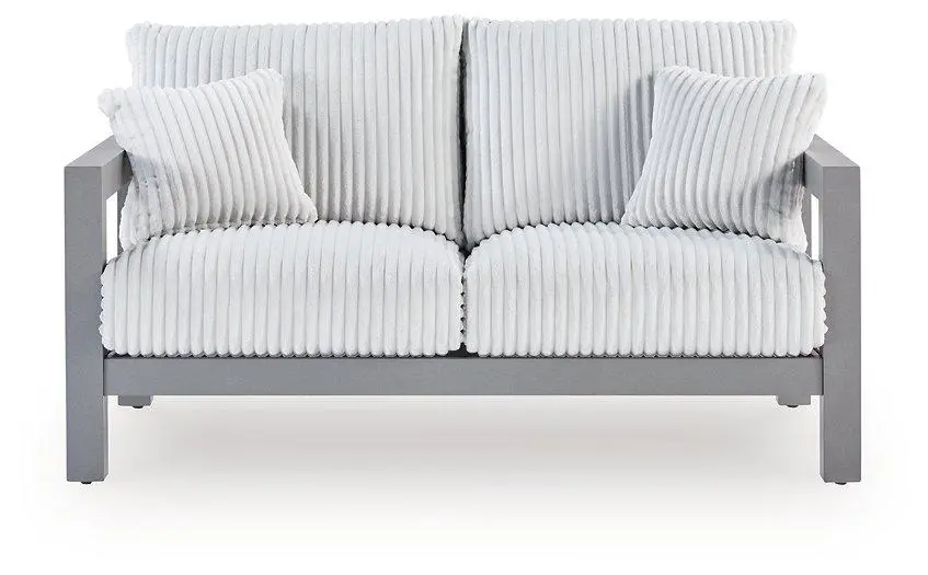 Hurley Park Outdoor Loveseat With Cushion 1