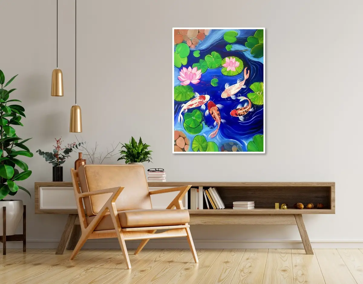 Azure Pond Painting 1