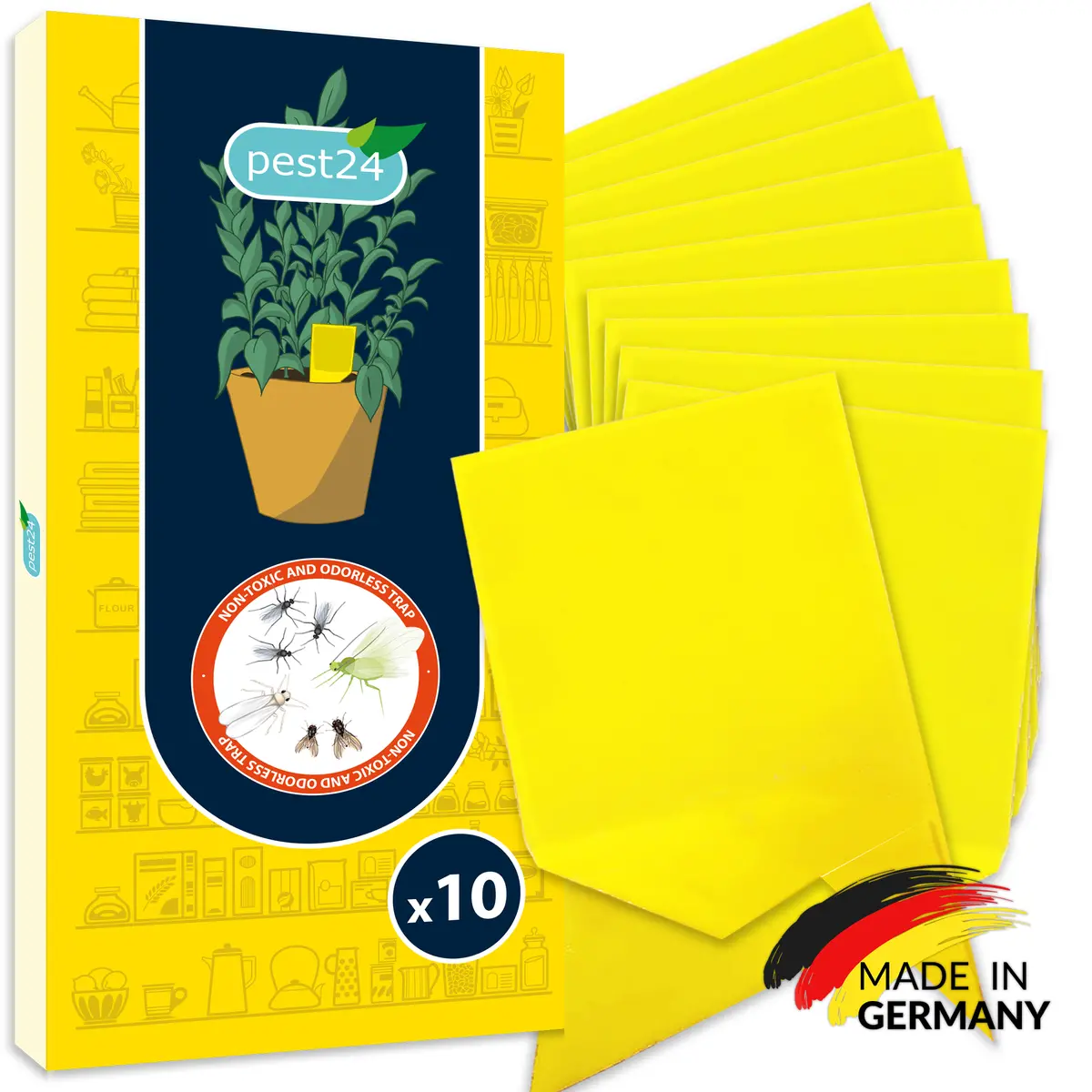 Pest24 Gelbsticker - 10X Gelbtafel 1