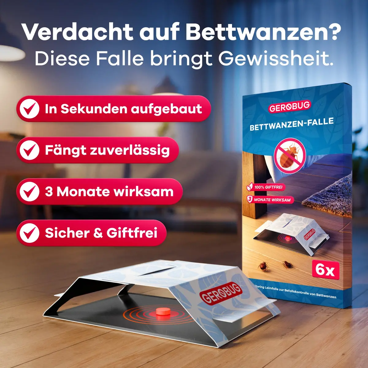 Bettwanzen-Falle 2