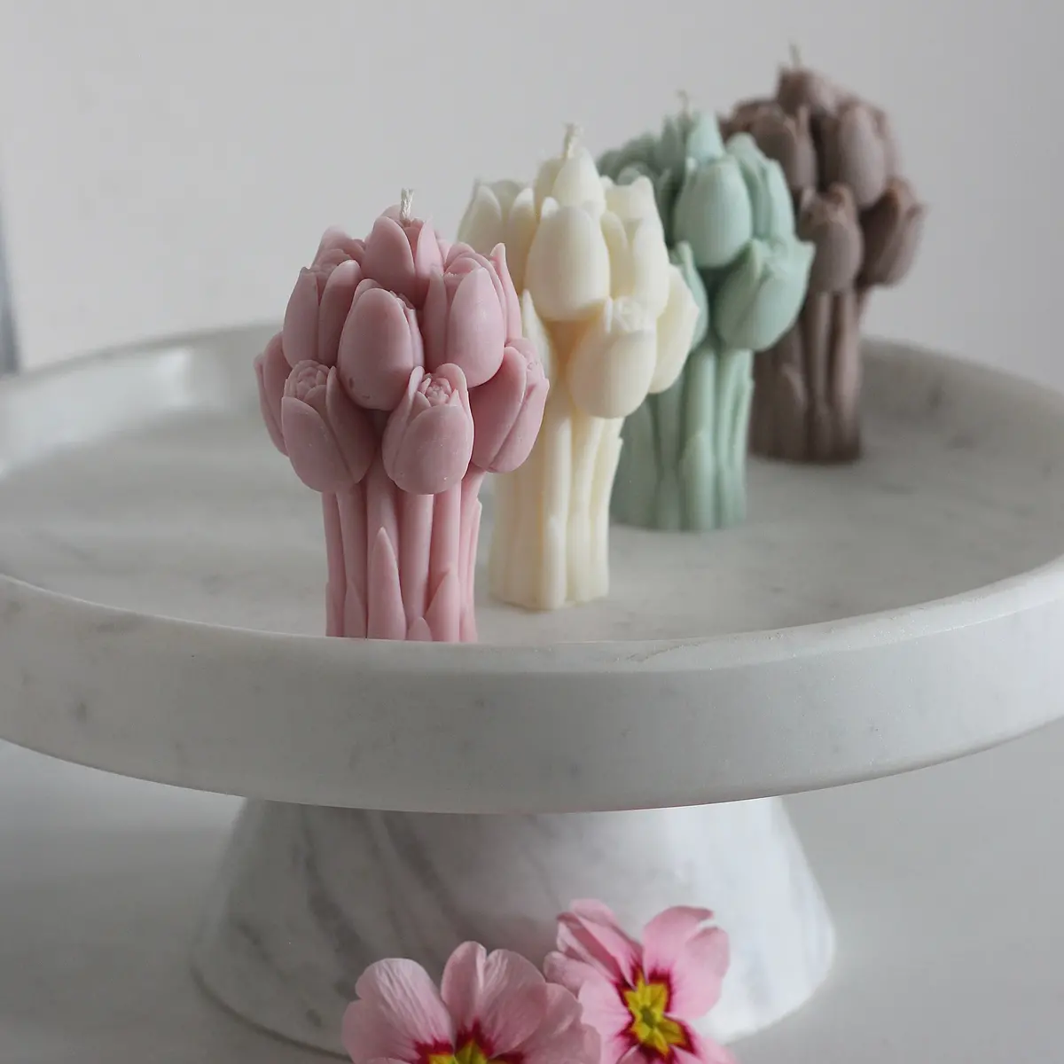 Kerze „Tulpenstrauß“ 1