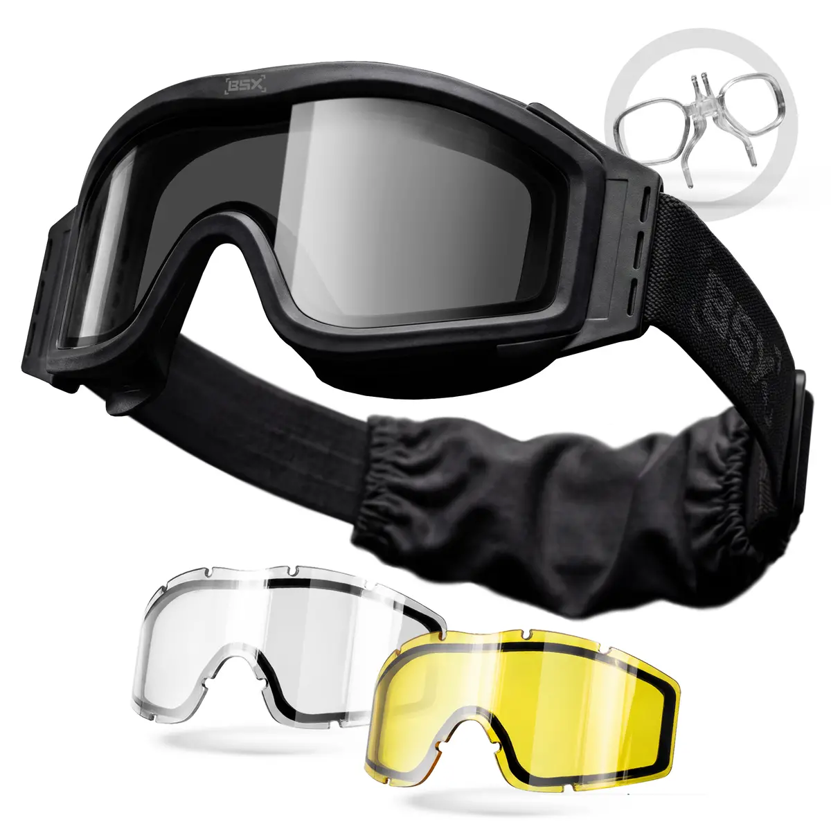 Bsx Tango Goggle - Thermal W/ Multiple Lenses - Black 1