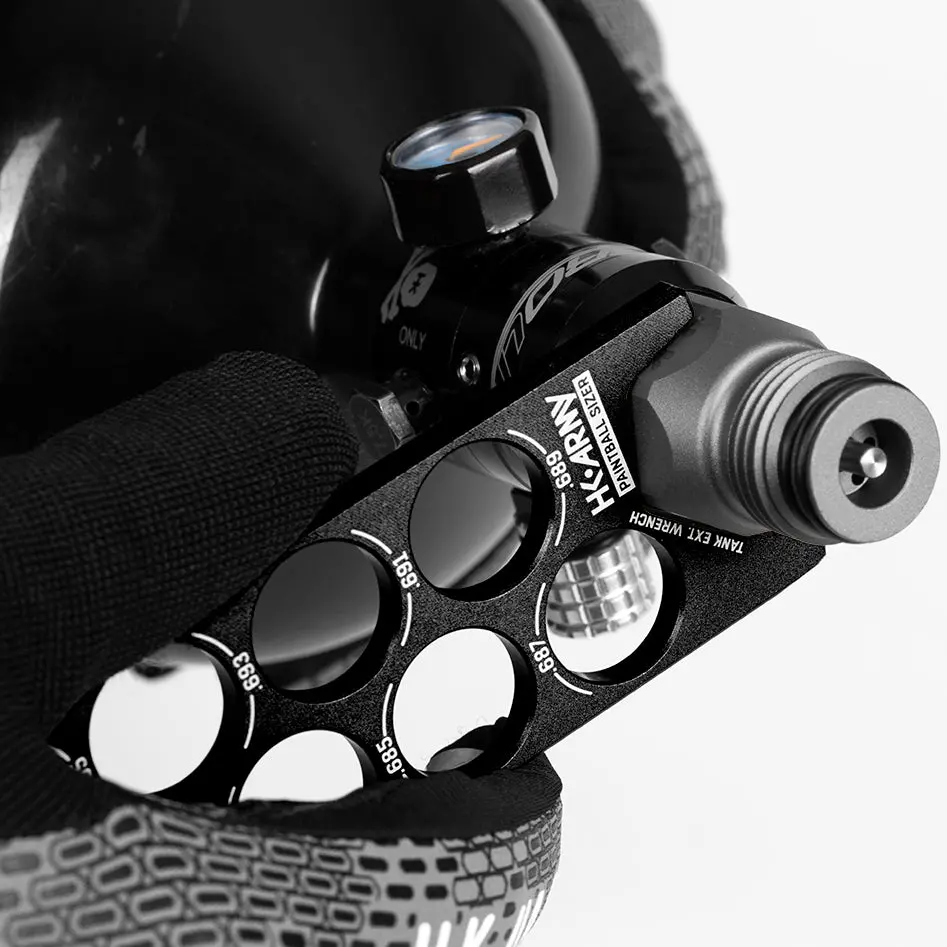 Paintball Sizer Guide - Black 2