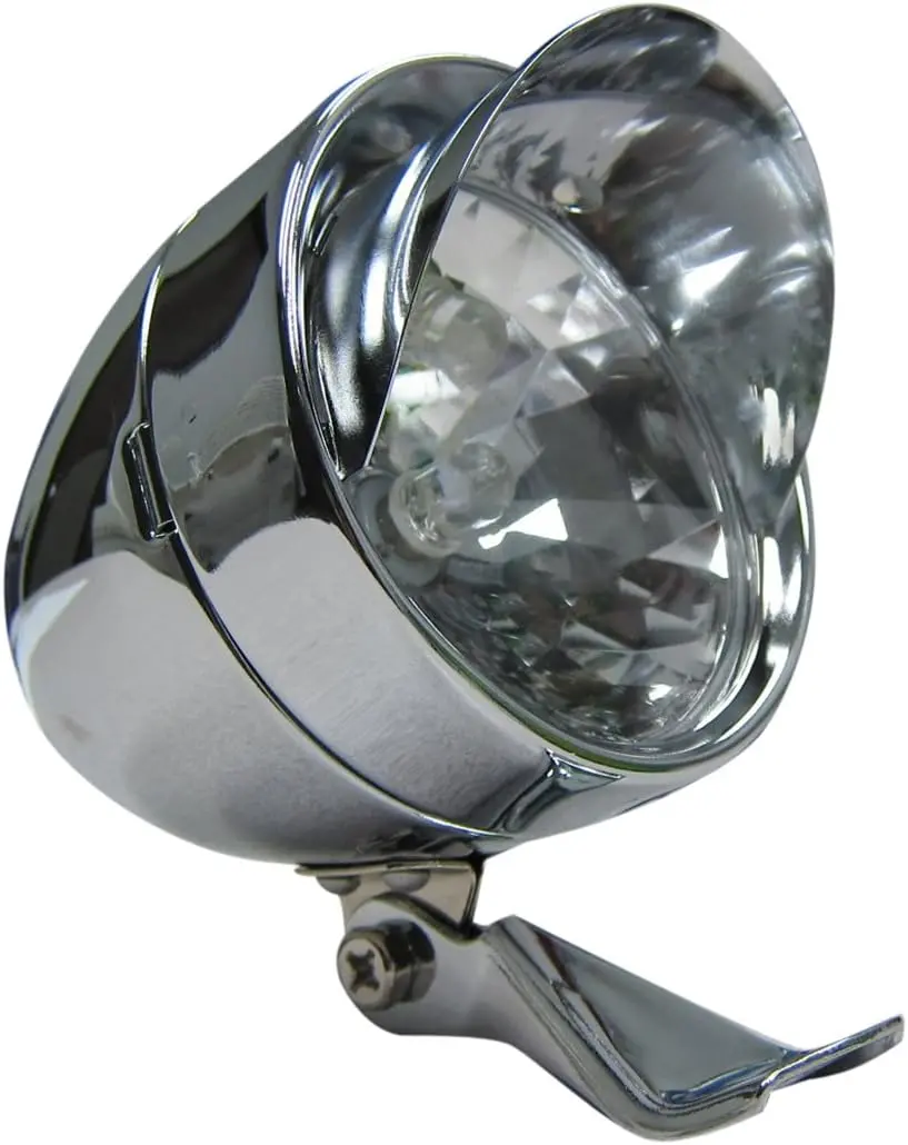 Bbr Tuning Led Bullet Head Light Retro Style - Chrome 1