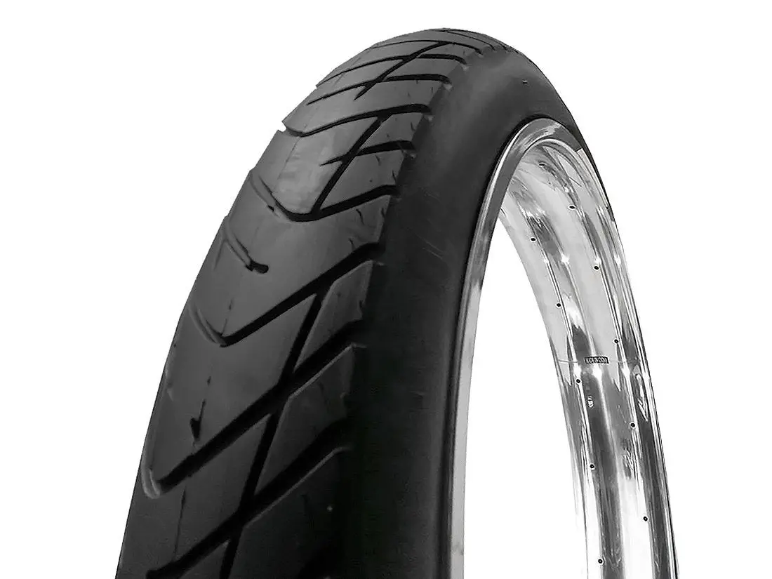 Duro Beach Bum Fat Tire Cruiser Tire (26" X 3")- Black (2 Pack) 1