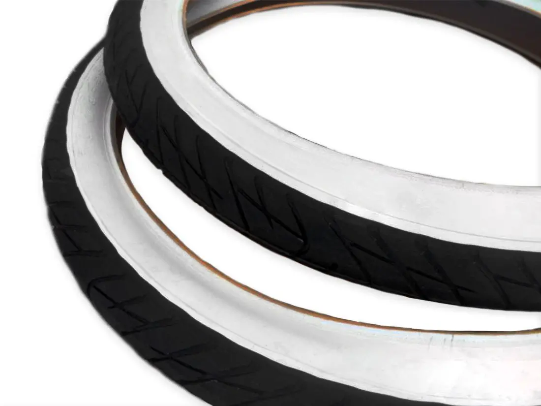 Duro Beach Bum Fat Tire Cruiser Tire (26" X 3")- White Wall (2 Pack) 1