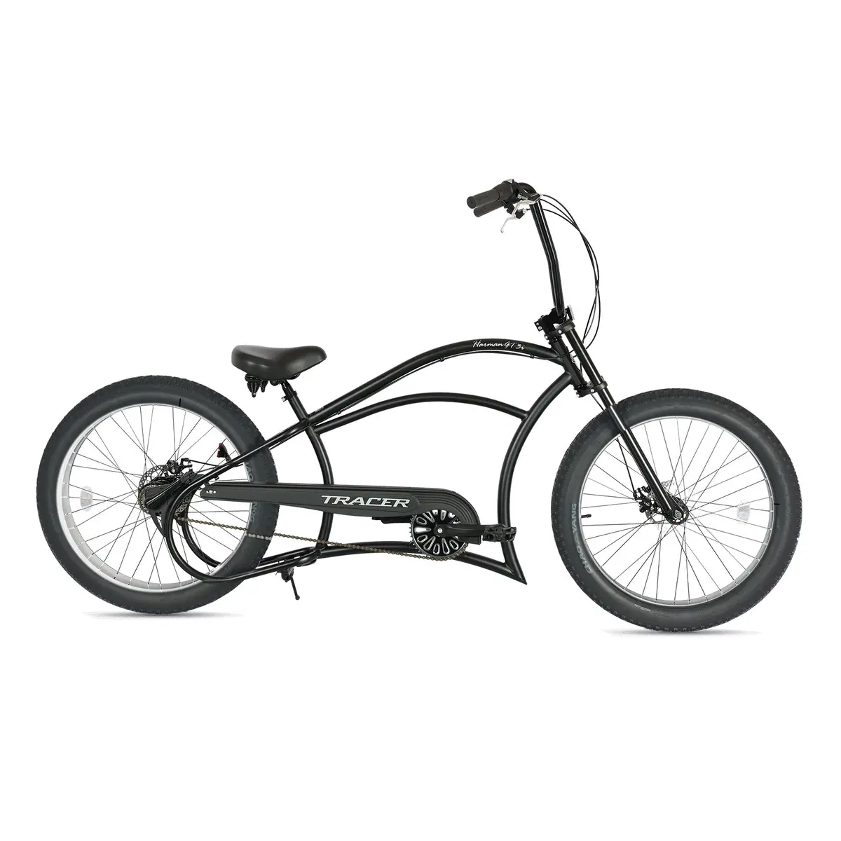 Tracer 26" Harman 3-Speed Vintage Chopper Stretch Fat Tire Bike 3