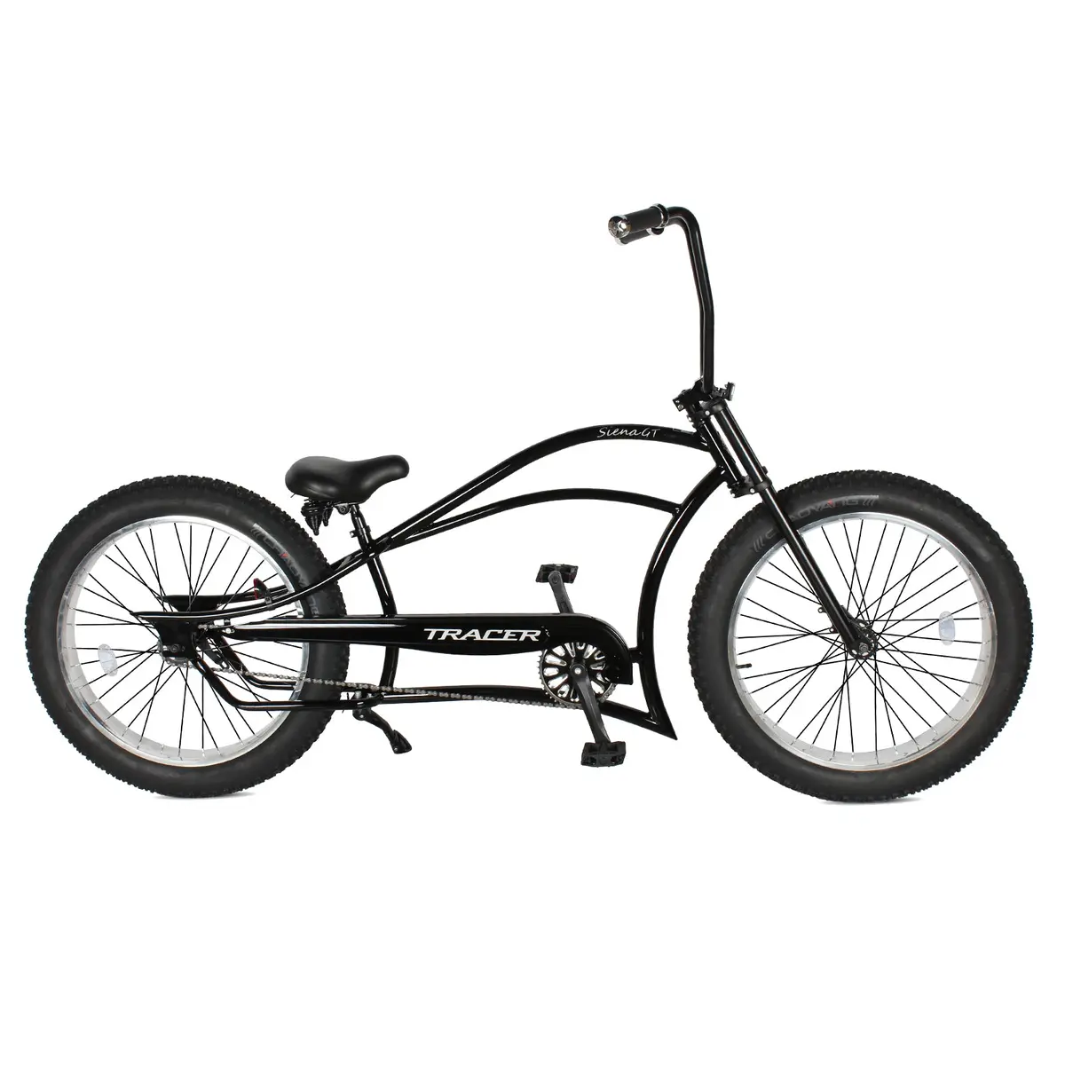 Tracer 26" Siena Gt Chopper Stretch Cruiser Fat Tire Oversized Frame Bike 1