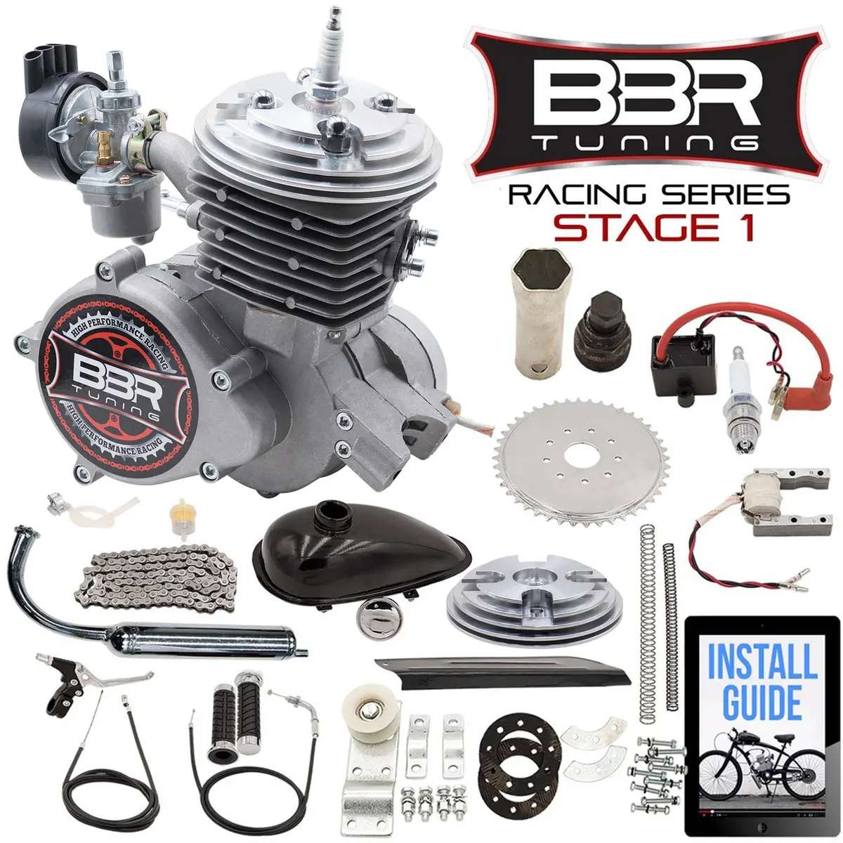 Bbr Tuning Racing Series Stage 1 66/80Cc 2-Stroke Engine Kit 1