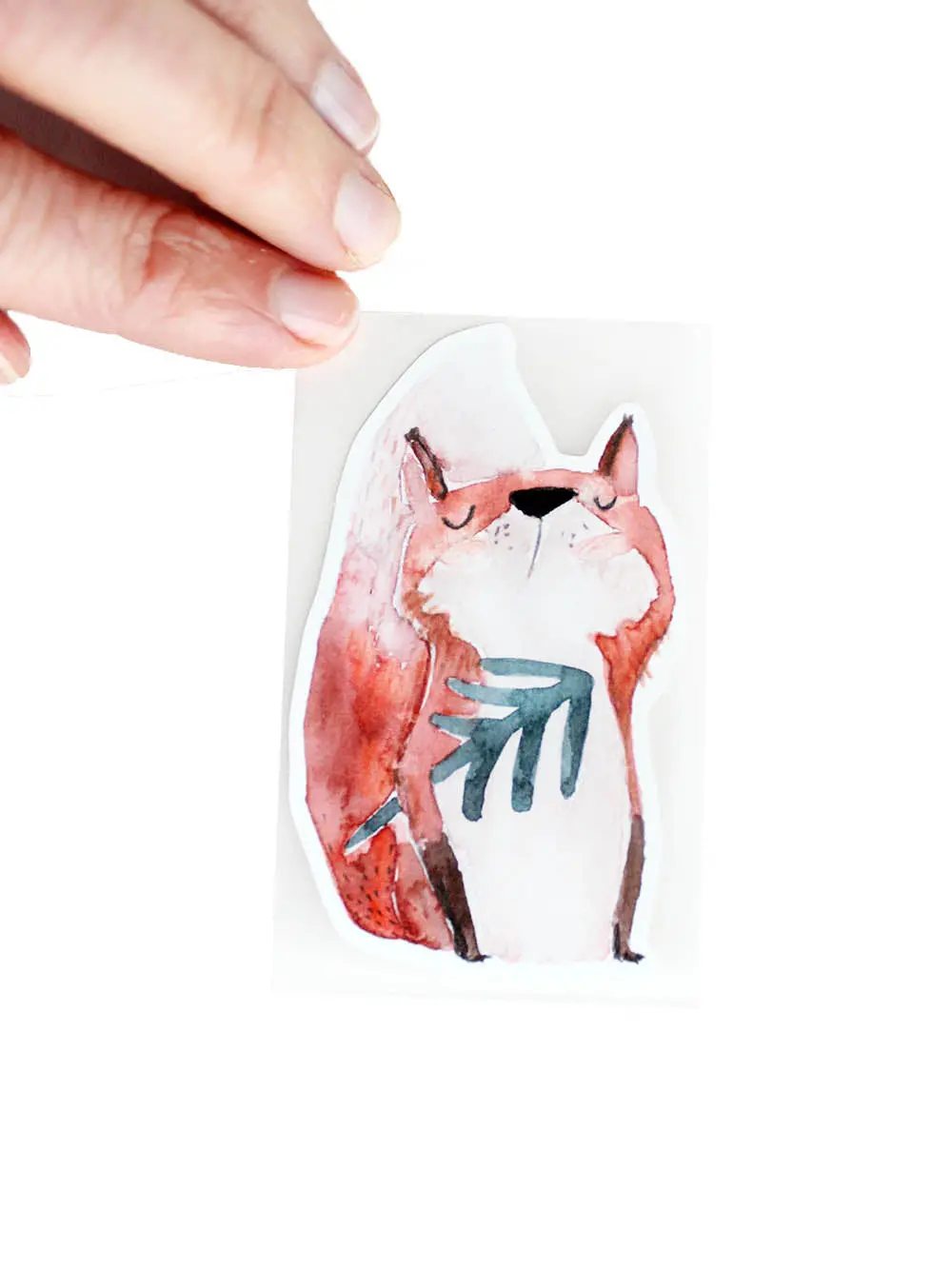 Bügelbild "Fuchs Mit Baum" 1