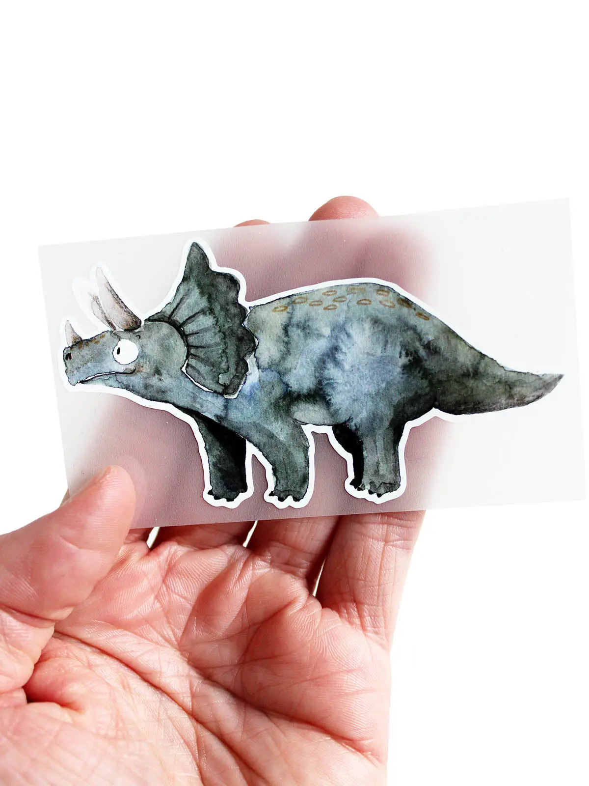 Bügelbild Dinosaurier - Triceratops 1