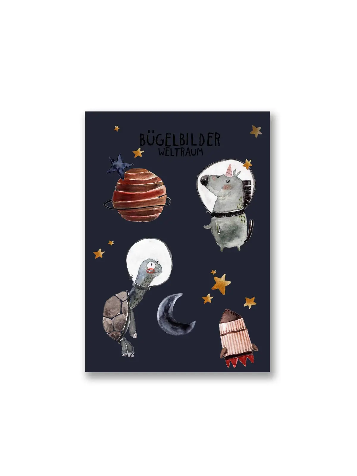 Bügelbild Set "Weltraum" 1