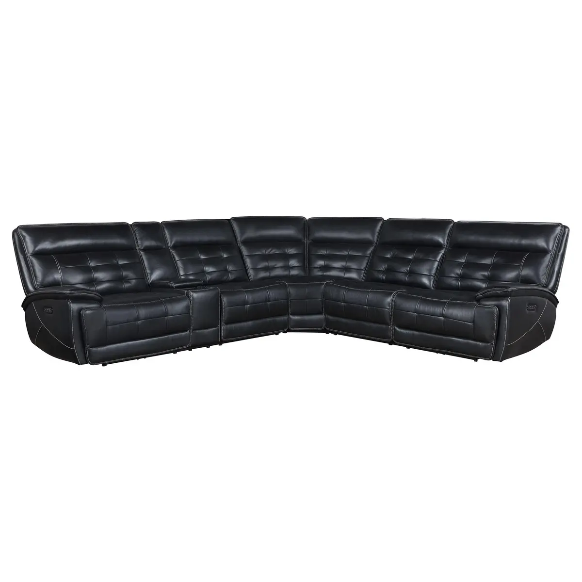 Hewitt Dual Power Reclining Sectional 1