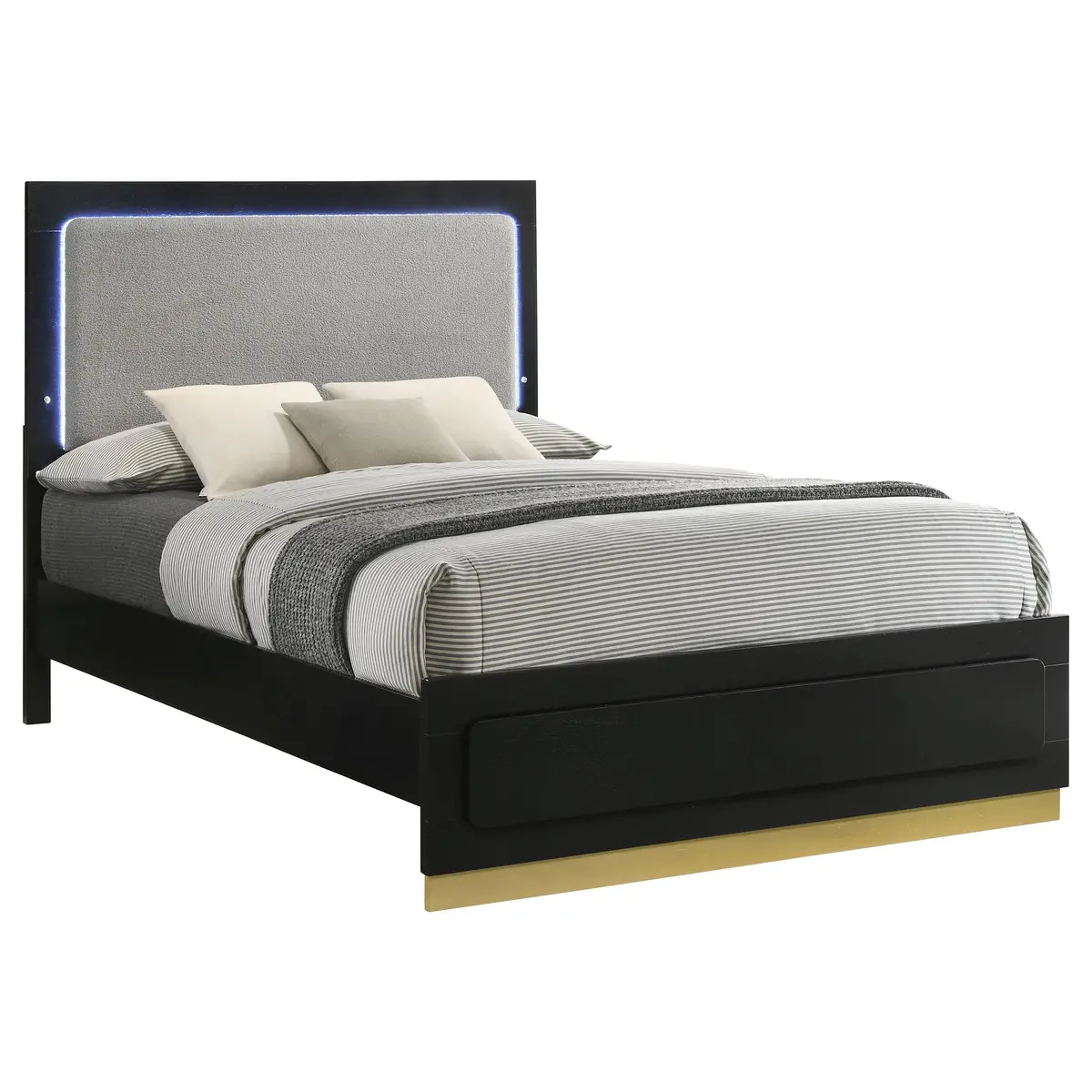Caraway Panel Bed With Led Lighting 3