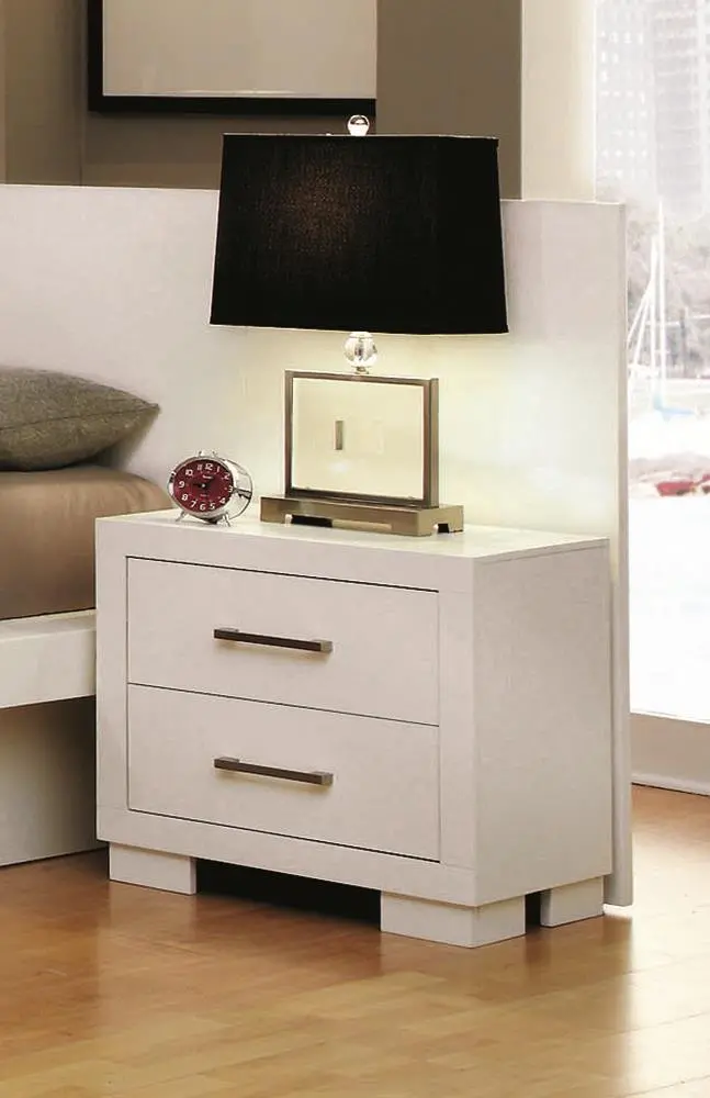 Jessica Nightstand Panels White (Set Of 2) 1
