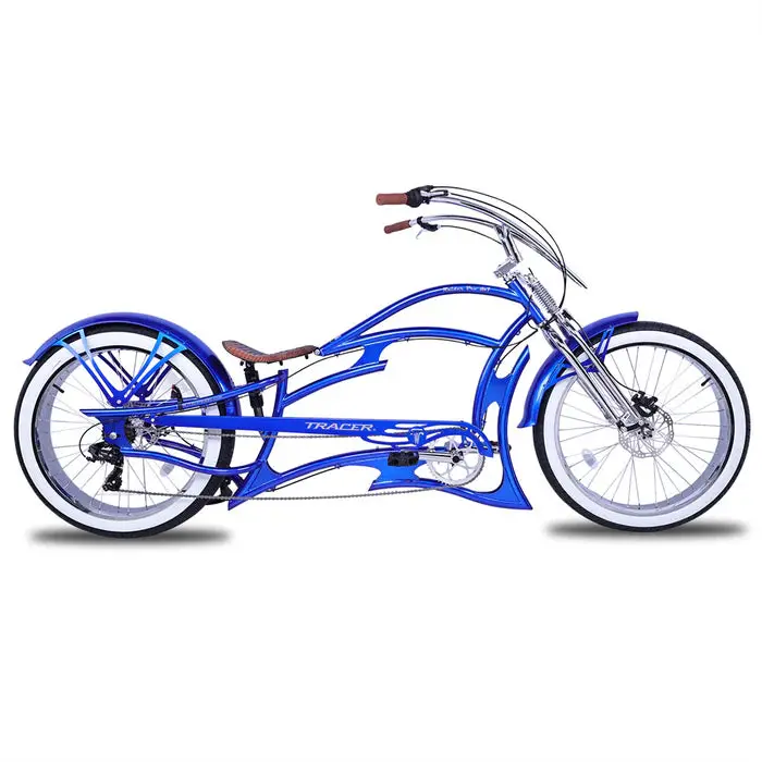 Tracer 26" Raider Pro Ds7 Stretch Chopper Cruiser Bike 1