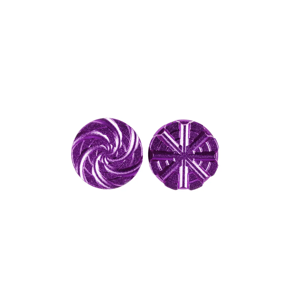 Machined Goggle Screw Set "Cyclone" Purple 1