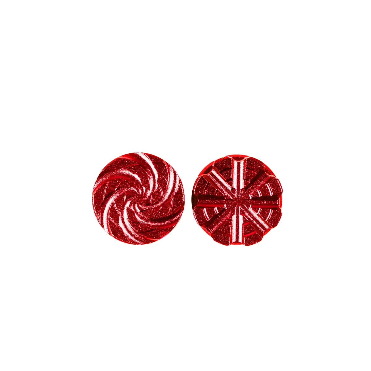 Machined Goggle Screw Set "Cyclone" Red 1