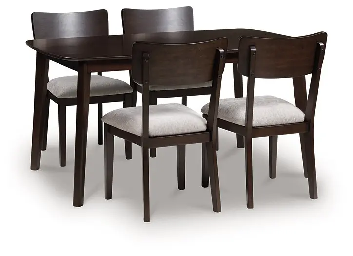 Mallenette Dining Table And 4 Chairs (Set Of 5) 1