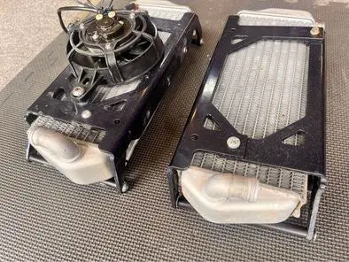 2022 Ktm Radiators X2 With Tusk Digital Fan & Enduro Engineering Brackets 1