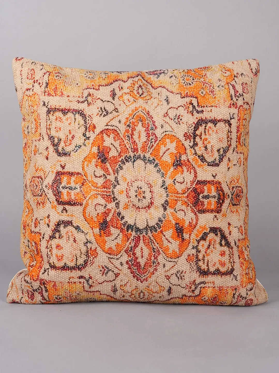 Floral  - Digital Printed Square Cushion Cover 1
