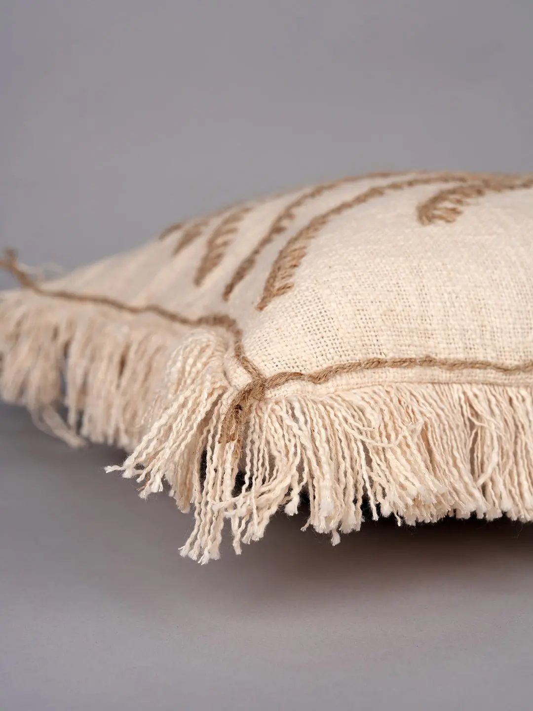 Seaside Jute Elegance - Square Cushion Cover 2