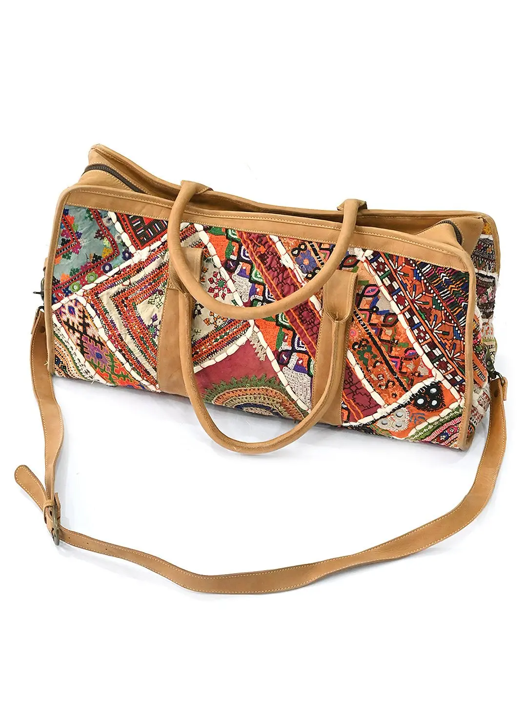 Portico - Vintage Fabric Patchwork Travel Bag 1