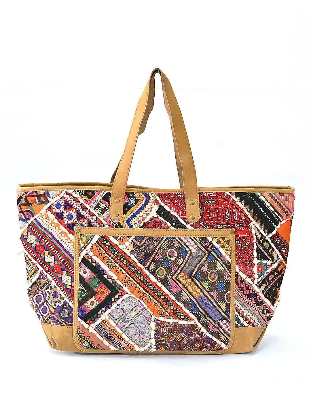 Barren - Vintage Fabric  Patchwork  Hand Bag 1