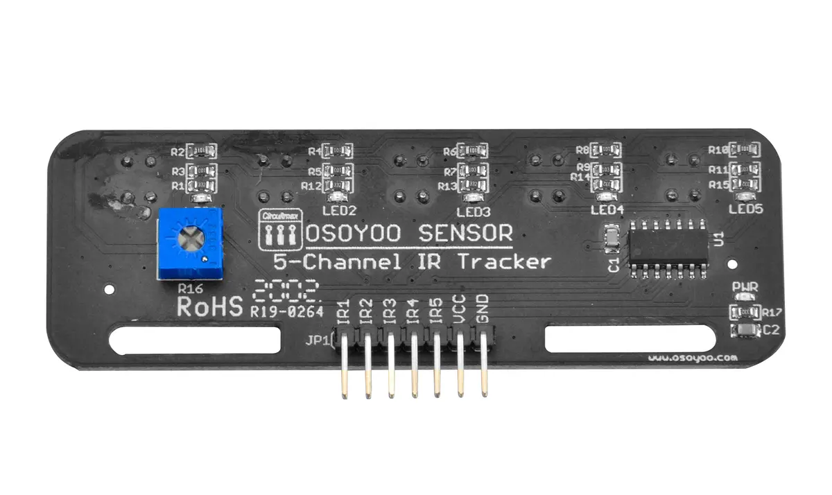 5-Channel Tracking Sensor For Osoyoo  Robot Cars (Model#2019018300) 1