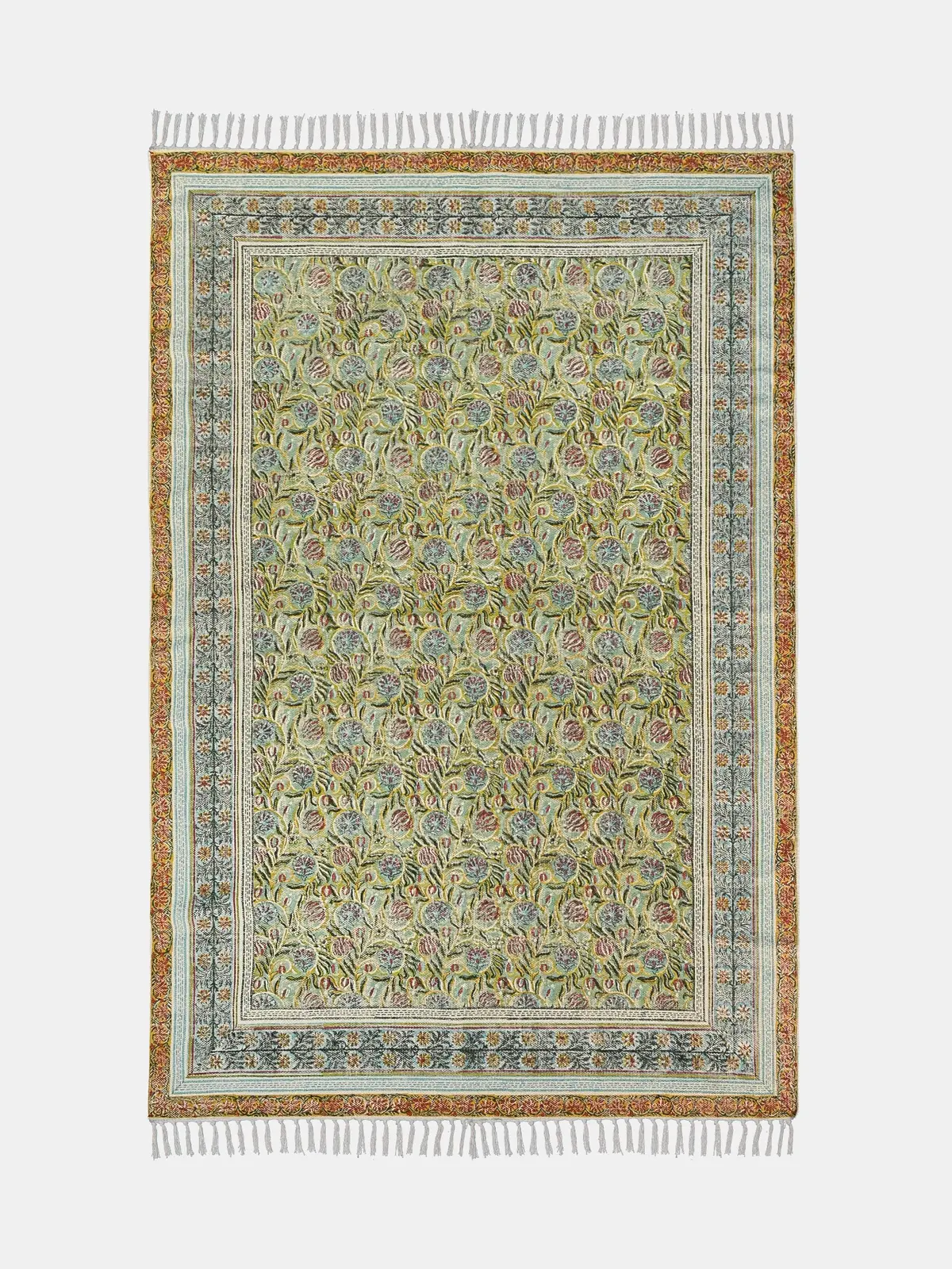 Varnaya - Block Printed Rug 1